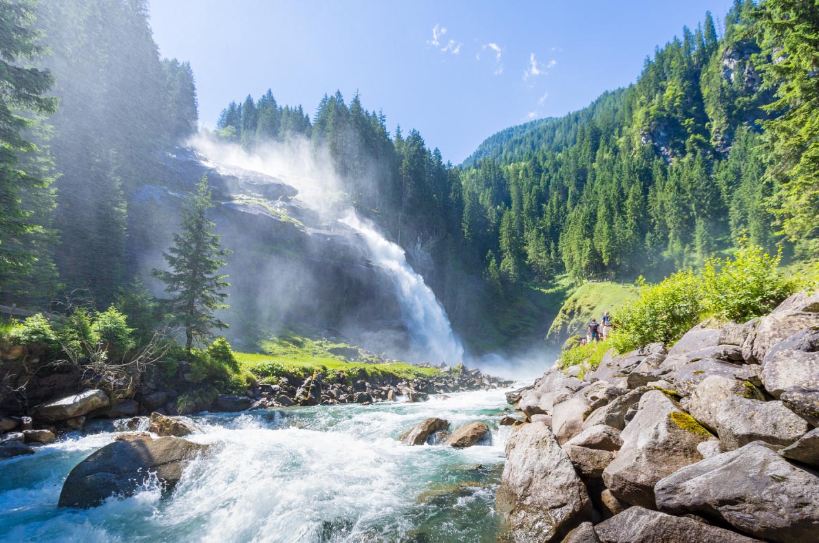 Best natural wonders in Austria - Krimml Waterfalls  