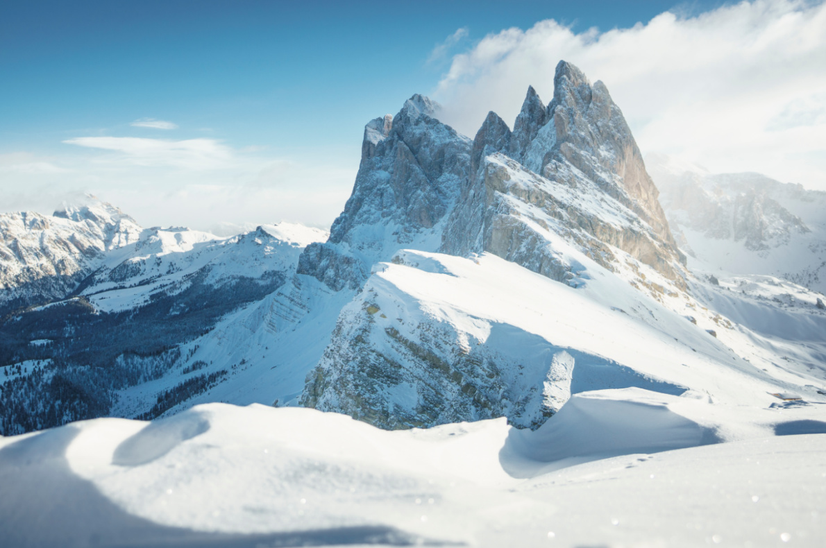 Best ski resorts in Europe -  Val Gardena Dolomites copyright Valgardena.it