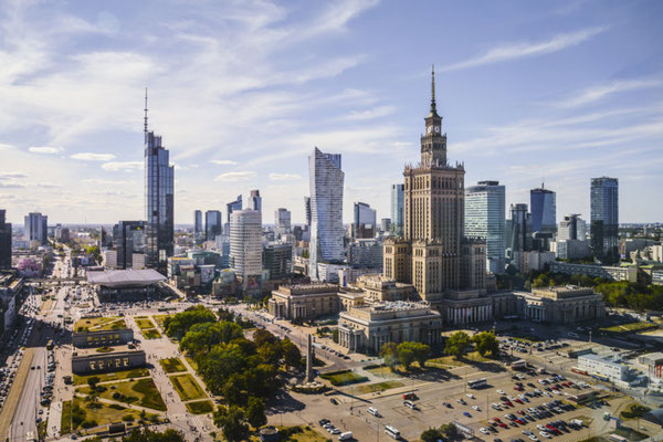 Warsaw European Best Destinations - Panorama_Centre of Warsaw_fot. Filip Kwiatkowski © City of Warsaw